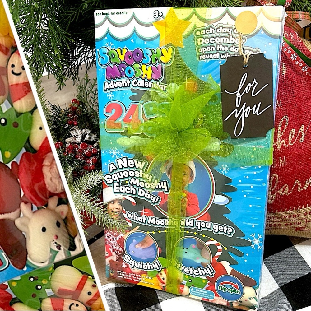 New Children’s Squishy Advent Calendar 24 Days Elf Wrapped for Special Delivery